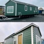 Container casa mobile semi arredato  1 Camera da letto 1436tg-zs