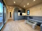 Container casa mobile semi arredato 1 Camera da letto, un bagno e un soggiorno con cucina 3218dq-dg - immagine 7