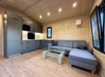 Container casa mobile semi arredato 1 Camera da letto, un bagno e un soggiorno con cucina 3218dq-dg - immagine 6
