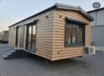 Container casa mobile semi arredato 1 Camera da letto, un bagno e un soggiorno con cucina 3218dq-dg