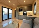 Container casa mobile semi arredato 1 Camera da letto, un bagno e un soggiorno con cucina 3218dq-dg - immagine 9